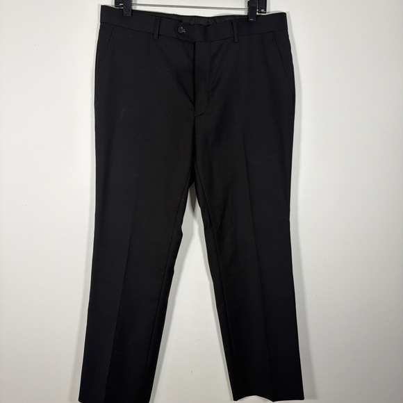 Giorgio Fiorelli Black 2 pc Suit Blazer Slim Fit Jacket 40 Pant 34 x 30 Formal - Picture 6 of 12